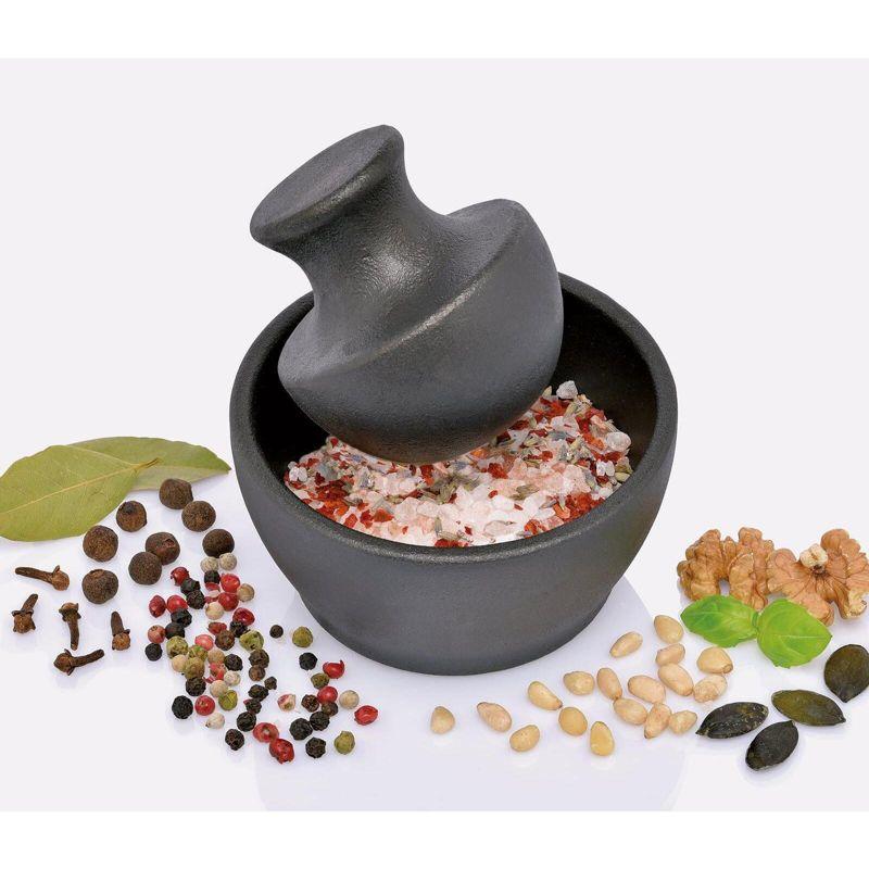 Manu Metal Mortar And Pestle Set