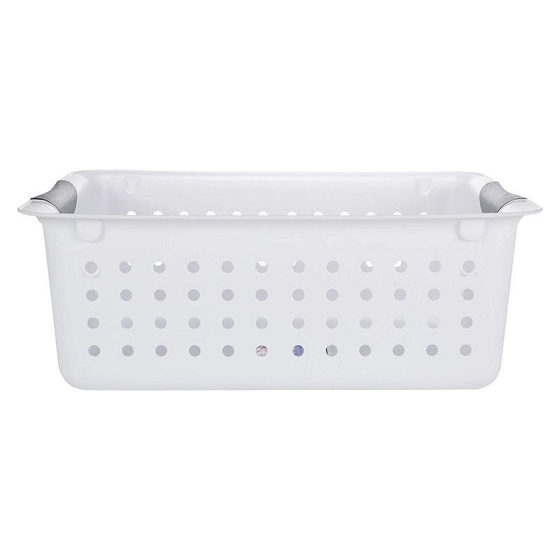 Sterilite Deep & Medium Ultra Plastic Storage Bin Organizer Basket Pair | Wayfair