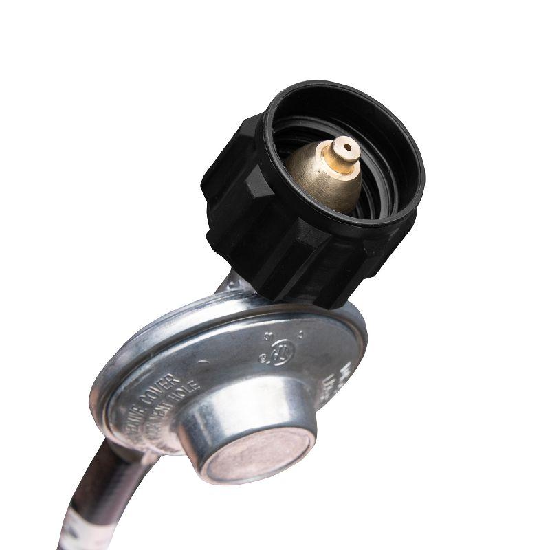 Sol 7.5' Stainless Steel Outdoor Patio 40,000 BTU Propane Heater with Wheels for Commercial & Residential Use