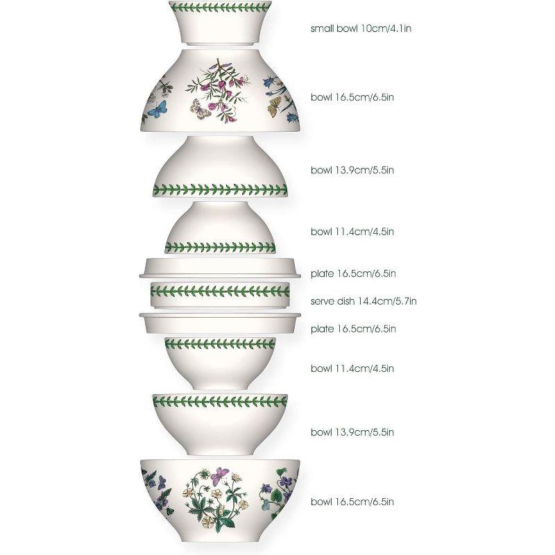 Portmeirion Botanic Garden 10-Piece Bowl Set