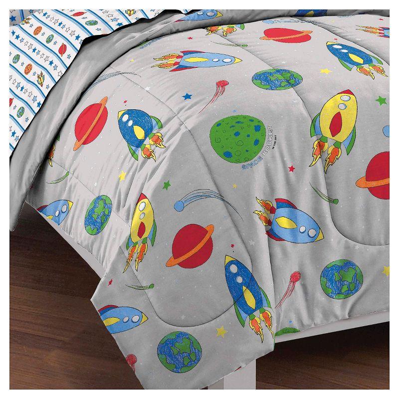 Space Rocket 5 - Piece Comforter Set