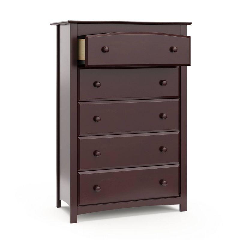 Kenton Espresso 5-Drawer Vertical Nursery Dresser