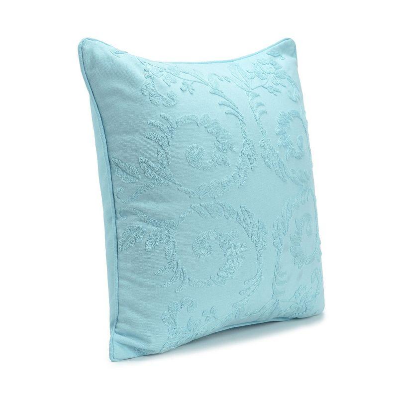 Chanasya Petunia Embroidered Reversible Pillow Cover