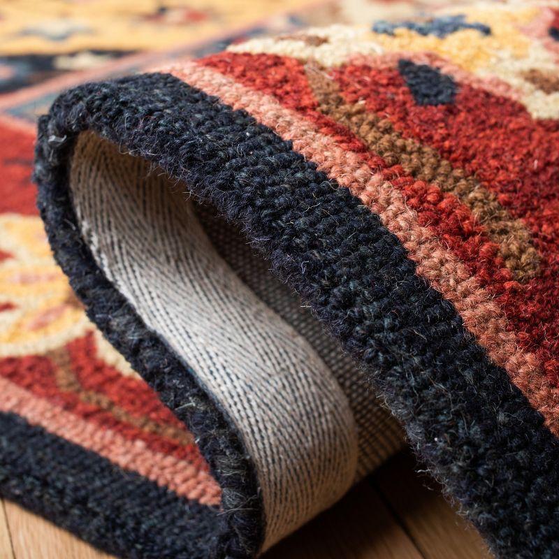 Aspen APN402 Hand Tufted Area Rug - Red/Gold - 8'x10' - Safavieh.