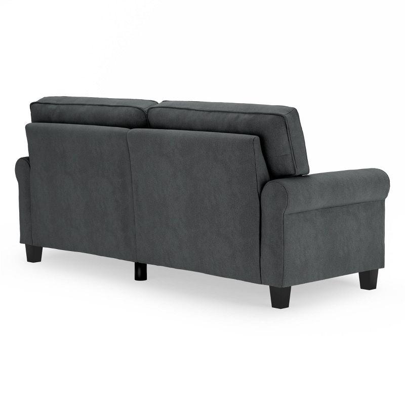 Serta Copenhagen 78" Rolled Arm Sofa, Easy Care Fabric, Soft Pillow Back, Pocket Coil Seat Cushions