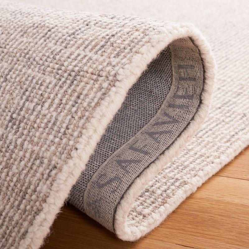 Abstract ABT480 Handmade Indoor Area Rug - Grey/Ivory - 4'x6' - Safavieh