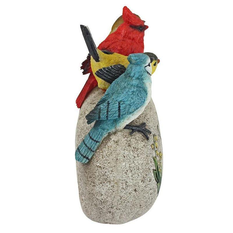 Design Toscano Birdy Welcome Sign Garden Stone Statue