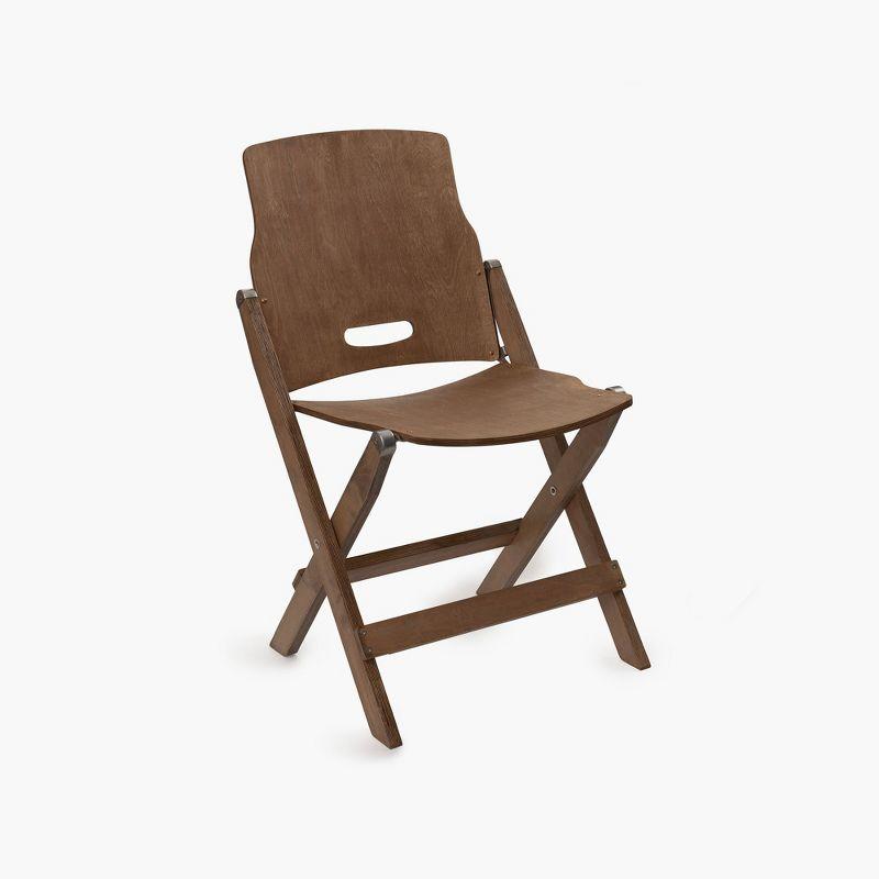 Barebones Honey Brown Birch Wood Folding Chair