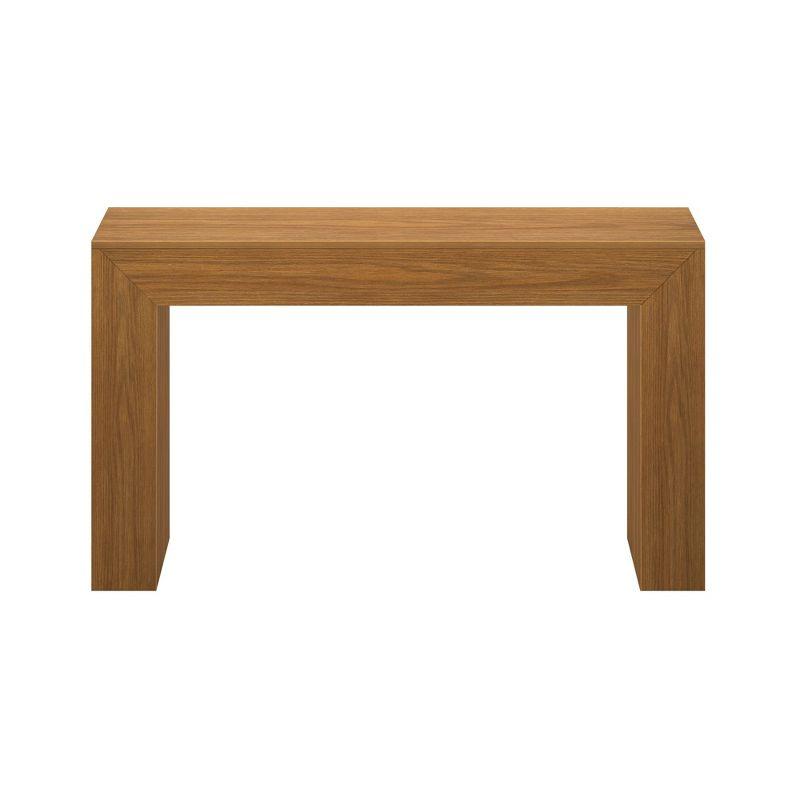 Plank+Beam Grand Console table, 56" Solid Wood Modern Sofa Table, Entryway Table for Hallway, Behind the Couch, Living Room, Foyer, Pecan Wirebrush