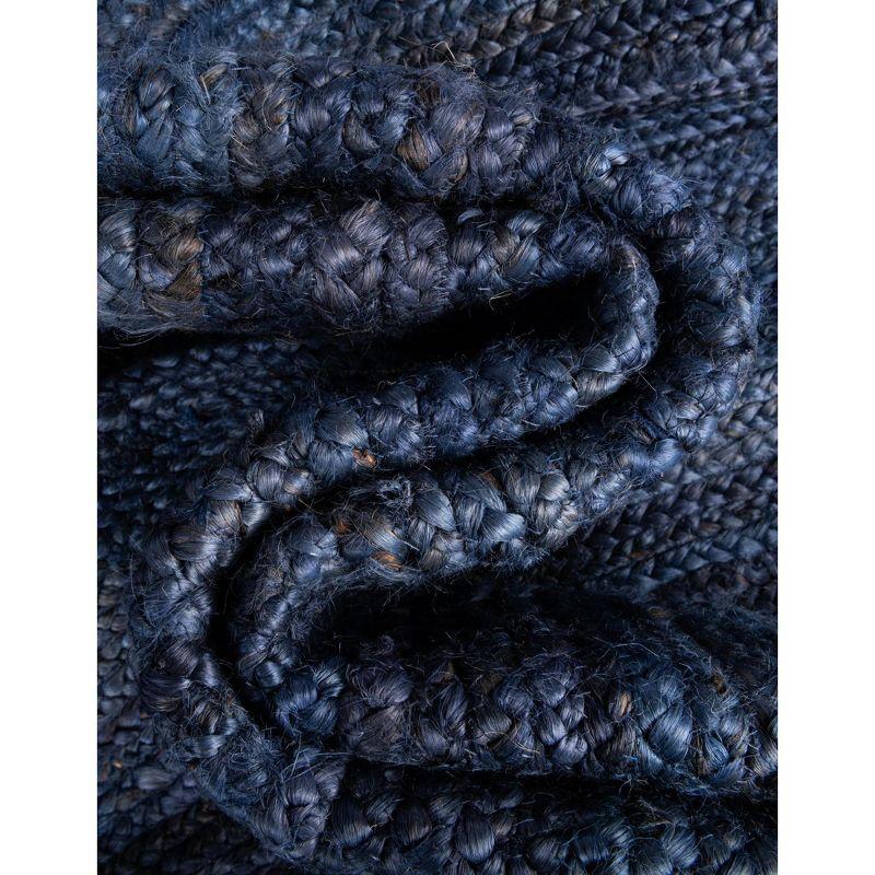 Unique Loom 6' 1 x 9' 0 Goa Braided Jute Rectangle Area Rug