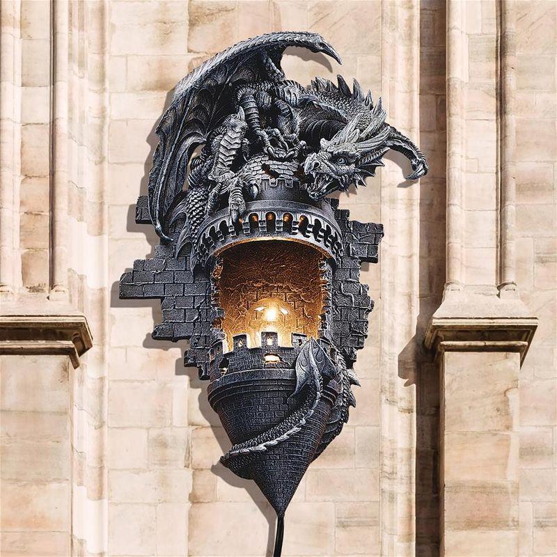 Dragon's Castle Lair Wall Sconce