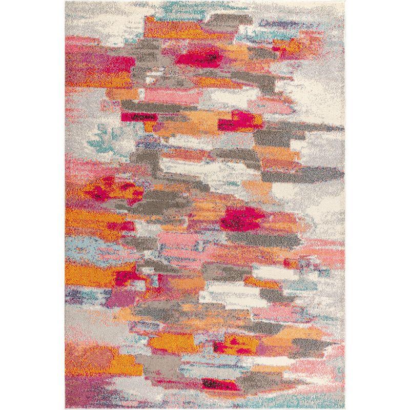 Groovy Solid Shag Area Rug - JONATHAN Y