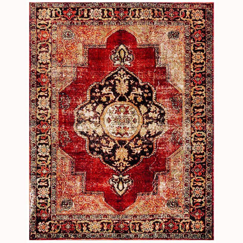 Vintage Hamadan VTH219 Power Loomed Indoor Area Rug - Red/Multi - 10'6"x14' - Safavieh