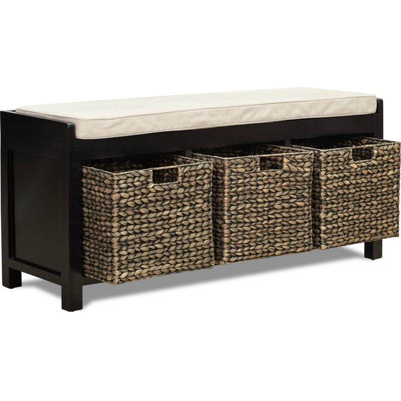 Griffin Upholstered Cubby Storage Bench