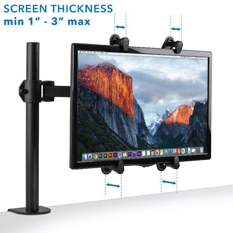 Mount-It! VESA Mount Adapter Mounting Kit for Non-VESA HP ACER Samsung DELL Asus Monitors 13" to 27"
