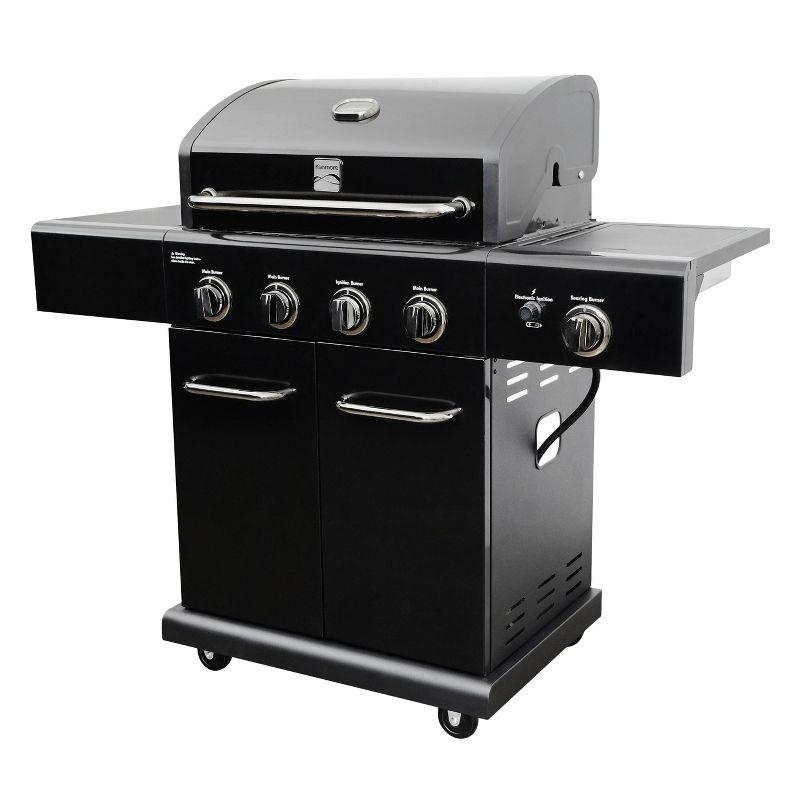 Kenmore 4-Burner Propane Gas Grill with Searing Side Burner