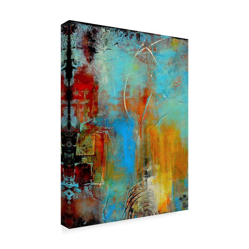 Erin Ashley 'Detour 84 I' Large Colorful Abstract Canvas Print