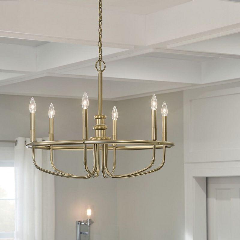 Kichler Lighting Capitol Hill 6 - Light Chandelier in  Brushed Nickel