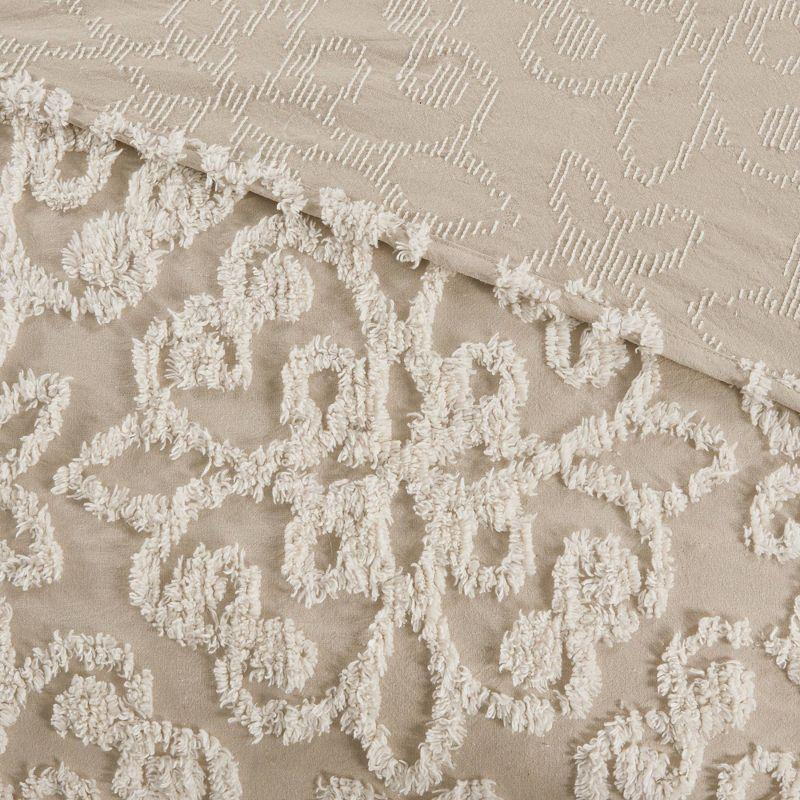 Kelly Clarkson Home Emberly Tufted 100% Cotton Sateen Coverlet Set in Farmhouse Style
