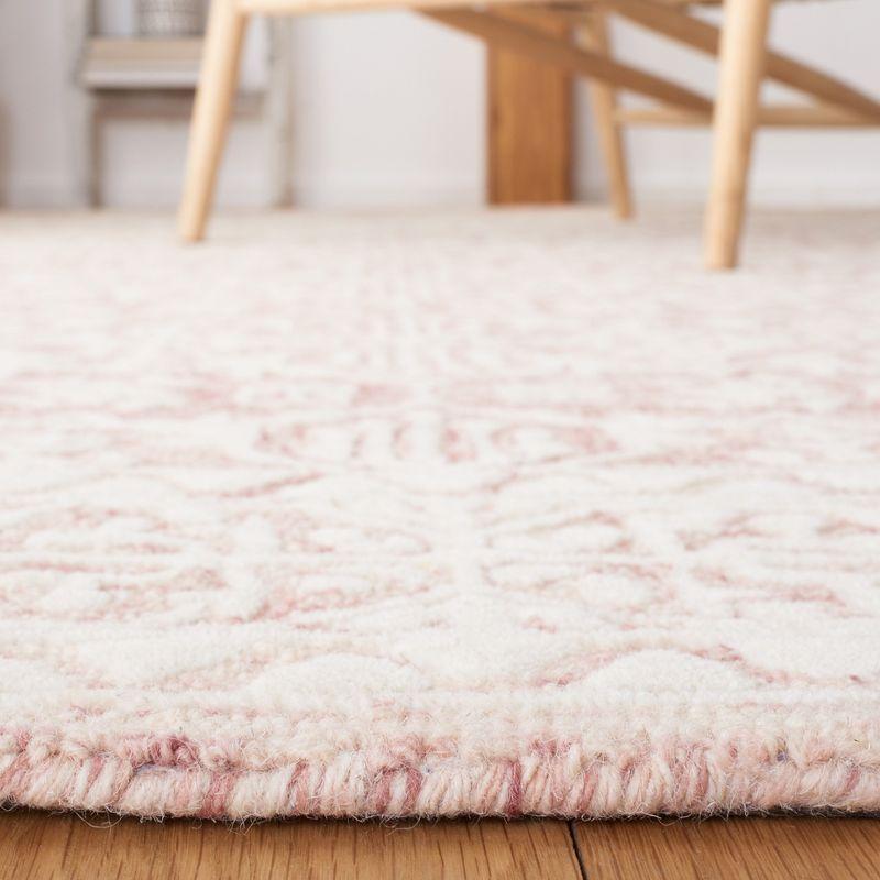Metro MET903 Hand Tufted Indoor Accent Rug - Dark Pink/Ivory - 3'x5' - Safavieh