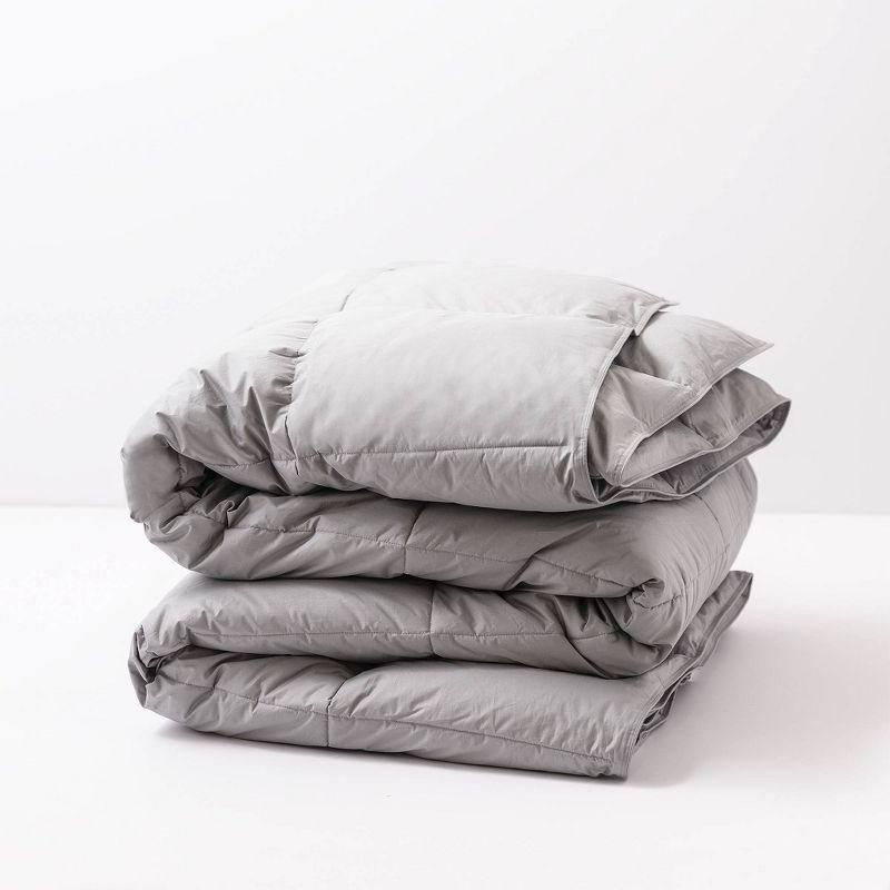 Cotton Twill Down Comforter - Allied Home