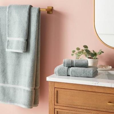 Oversized Spa Plush Bath Towel Sage Green - Threshold™