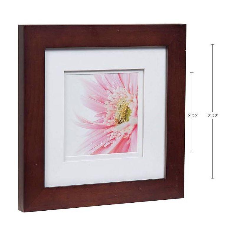 Gallery Solutions Flat Tabletop Wall Frame with Double Mat Image