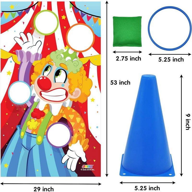 Joyfy 31 Pcs Carnival Game Set - Including Ring Toss Games, Bean Bags, and Cones for Kids Indoor Outdoor Play, Family Activities and Holiday Party