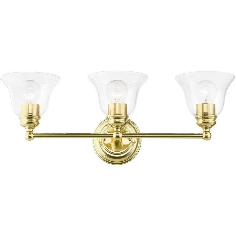 Livex Lighting Moreland 3 - Light Vanity in  Polished Brass