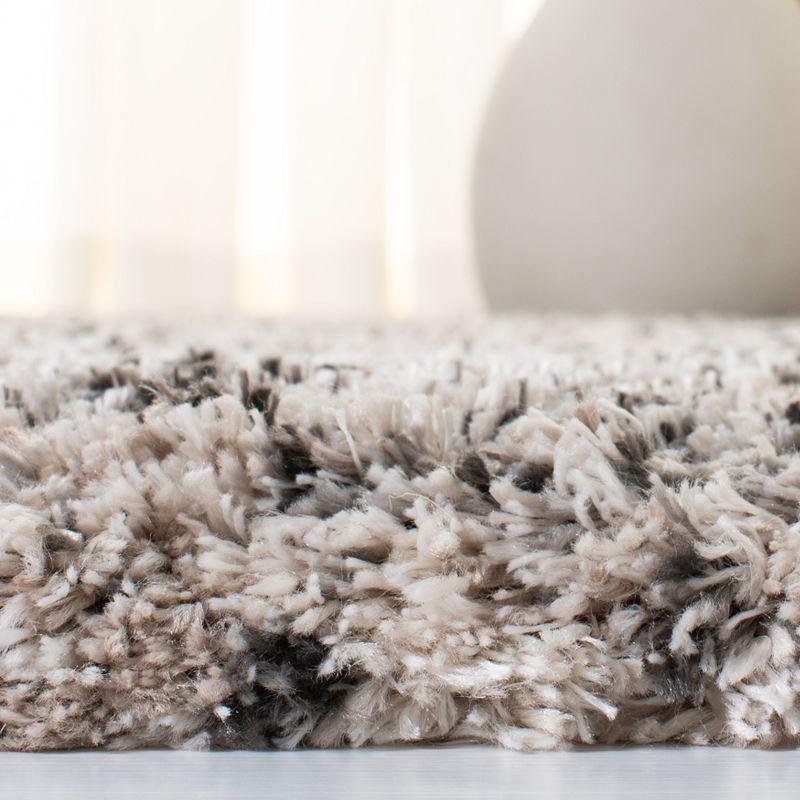 Iceland Shag ISG519 Power Loomed Area Rug - Cream/Grey - 4'x6' - Safavieh