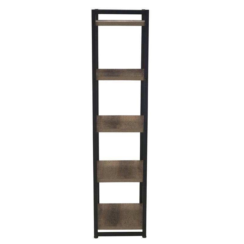 Household Essentials 59.1" Jamestown Narrow 5 Shelf Bookshelf