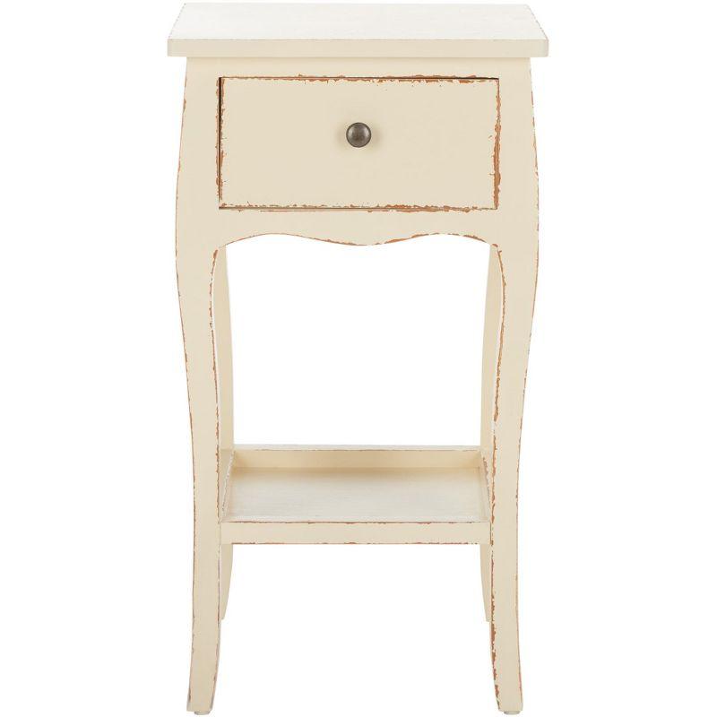 Thelma End Table - Vintage Cream - Safavieh