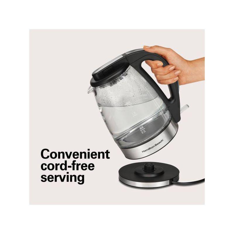 Hamilton Beach Hamilton Beach® Glass Kettle 1.7 Liter Capacity