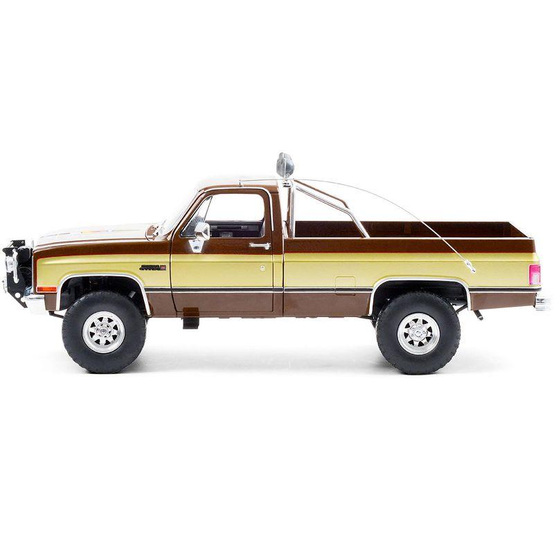 1982 GMC K-2500 Sierra Grande Pickup Truck Brown "The Fall Guy" (1981-1986) TV Series 1/18 Diecast Model Car by Greenlight