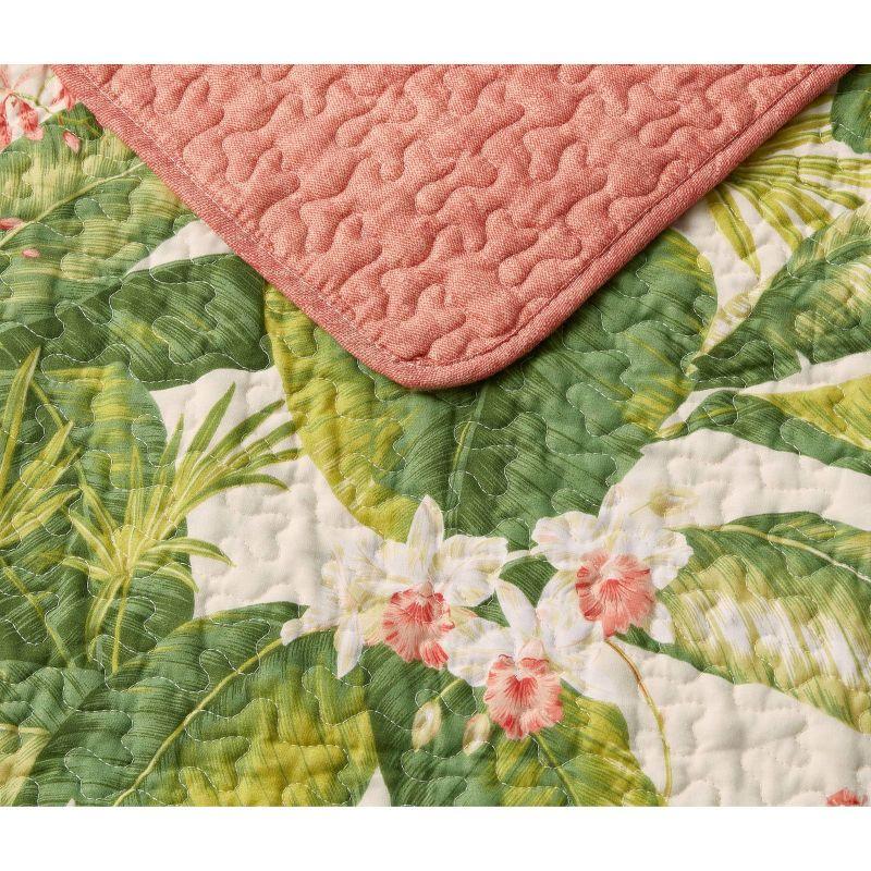 Tommy Bahama Aregada Dock Cotton Reversible Quilt Set