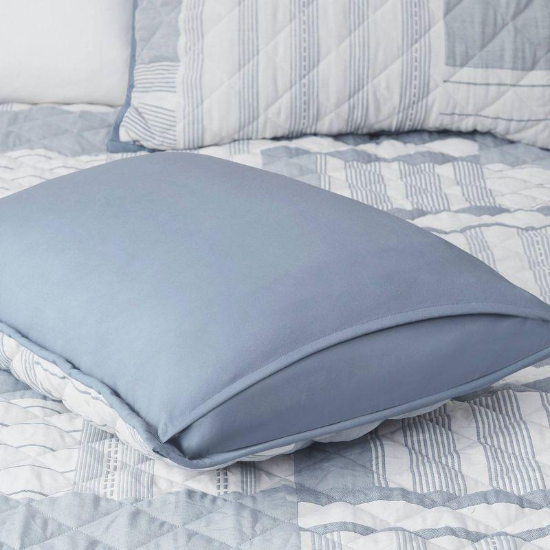 Madison Park Graham 3 Piece Quilted Patchwork Quilt Set