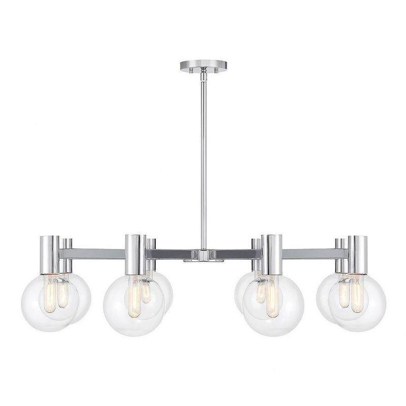 Savoy House Wright 8 - Light Chandelier in  Chrome