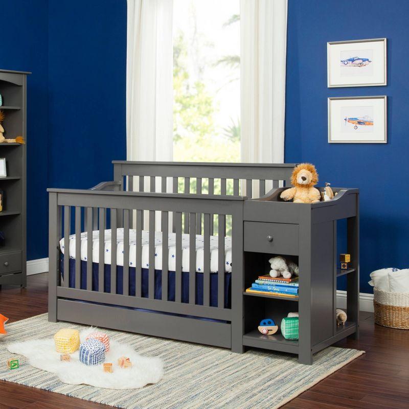 DaVinci Piedmont 4-in-1 Crib and Changer Combo - Slate