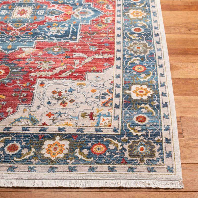 Vintage Persian VTP478 Power Loomed Area Rug - Red/Blue - 3'x5' - Safavieh.