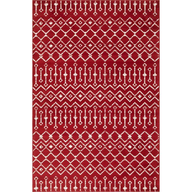 Unique Loom Moroccan Trellis Mamounia Geometric Indoor Woven Area Rug