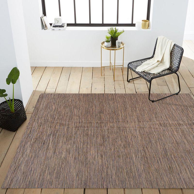 Ethan Modern Flatweave Solid  Area Rug  - JONATHAN Y