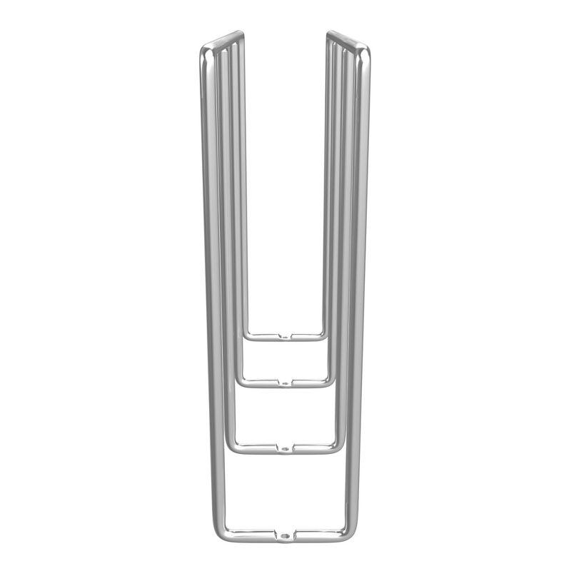 Chrome U-Shaped Bakeware and Cutting Board Cabinet Organizer, 2 Pack