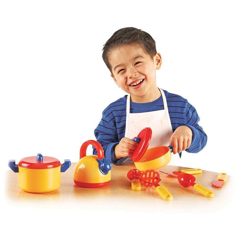 Learning Resources Pretend & Play Cooking Set,  10 Pieces, Ages 3+