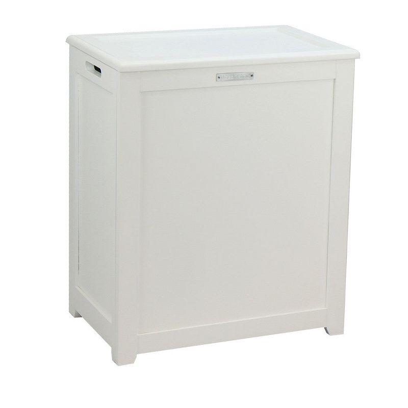 Wood Cabinet Laundry Hamper with Handles