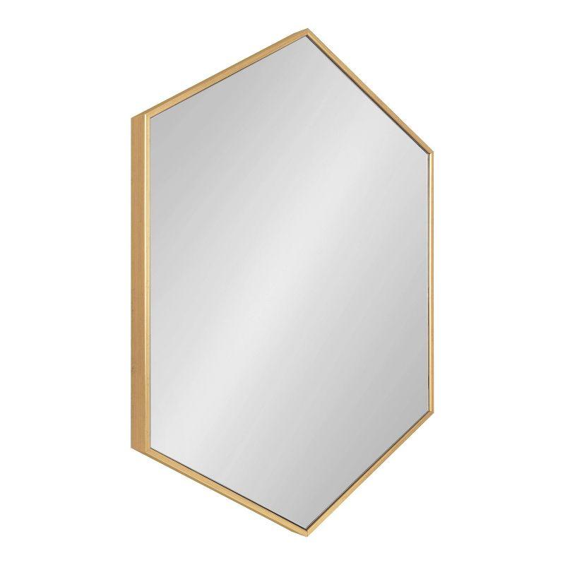 Gold Hexagon Full Length Vanity Mirror