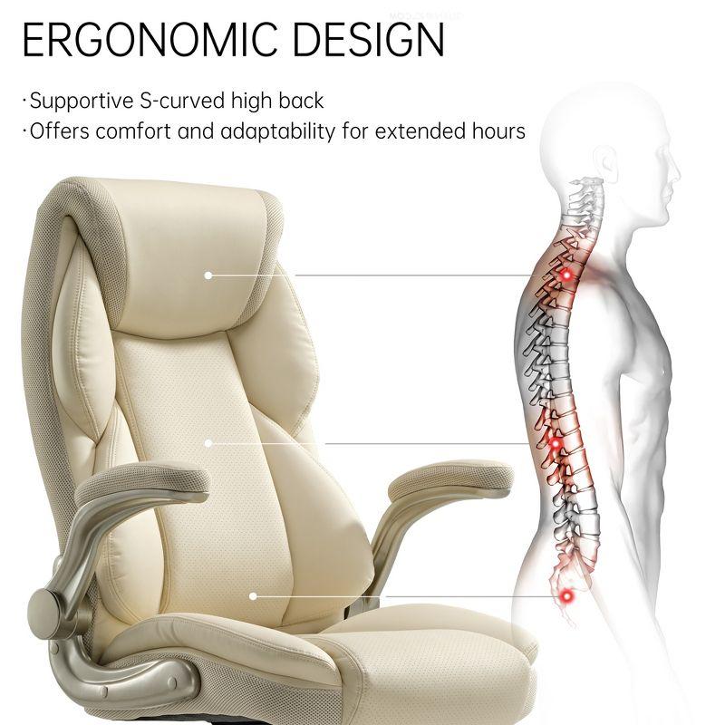 EUREKA ERGONOMIC Galene, Faux Leather Office Chair