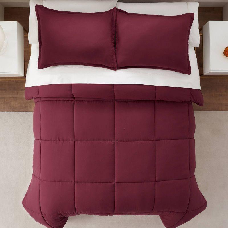 Serta Microfiber 3 Piece Comforter Set