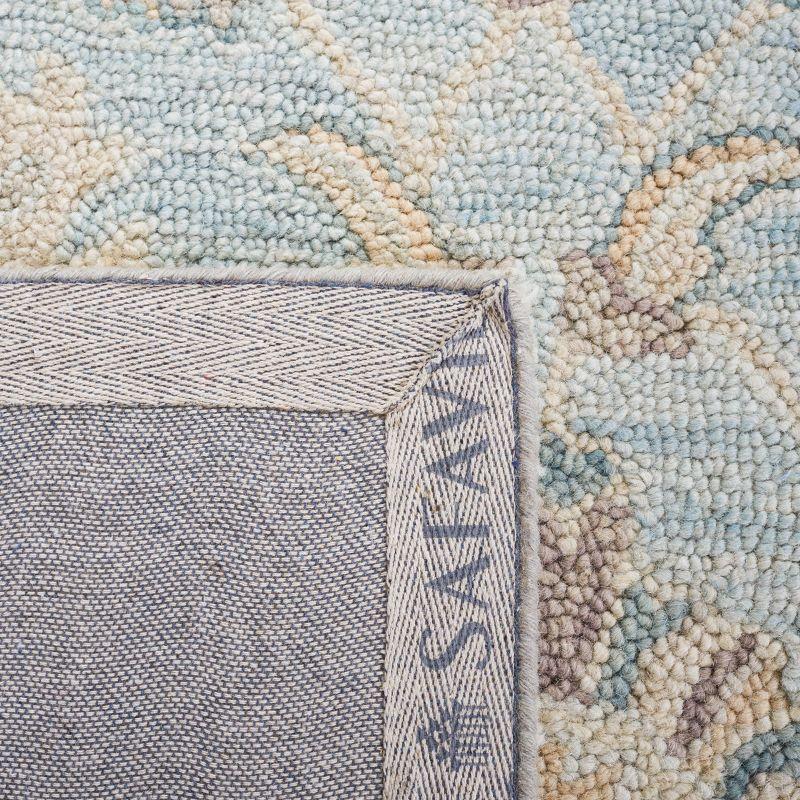 Blossom BLM702 Hand Tufted Area Rug - Grey/Multi - 5'x8' - Safavieh.