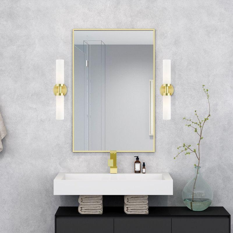 Livex Lighting Aero 2 - Light Vanity in  Satin Brass