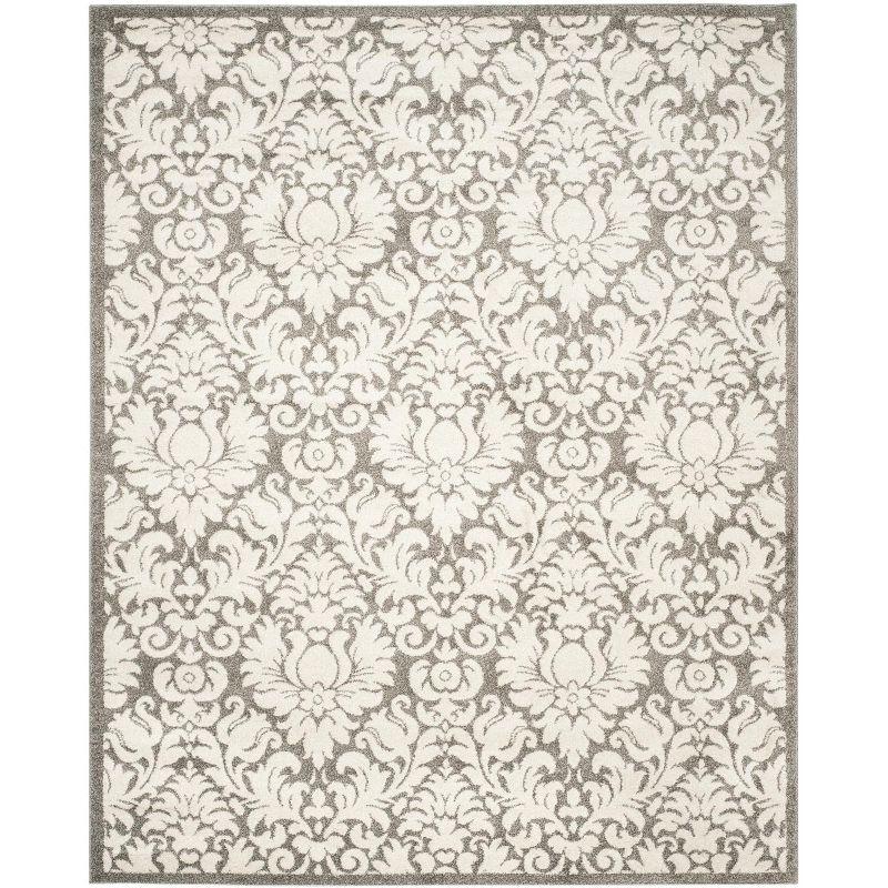 Amherst AMT427 Power Loomed Indoor Area Rug - Dark Grey/Beige - 9'x12' - Safavieh